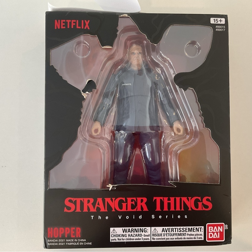 Stranger Things Netflix Hopper Action Figure The Void Series Bandai Collectible